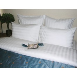 Комплект постельного белья сатин страйп 200×215 Евро