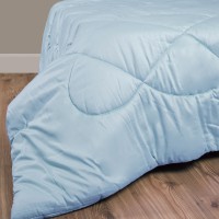 Одеяло стёганное (силикон - поликатон) голубое
